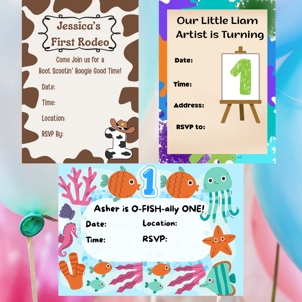 Kids Birthday Invitations