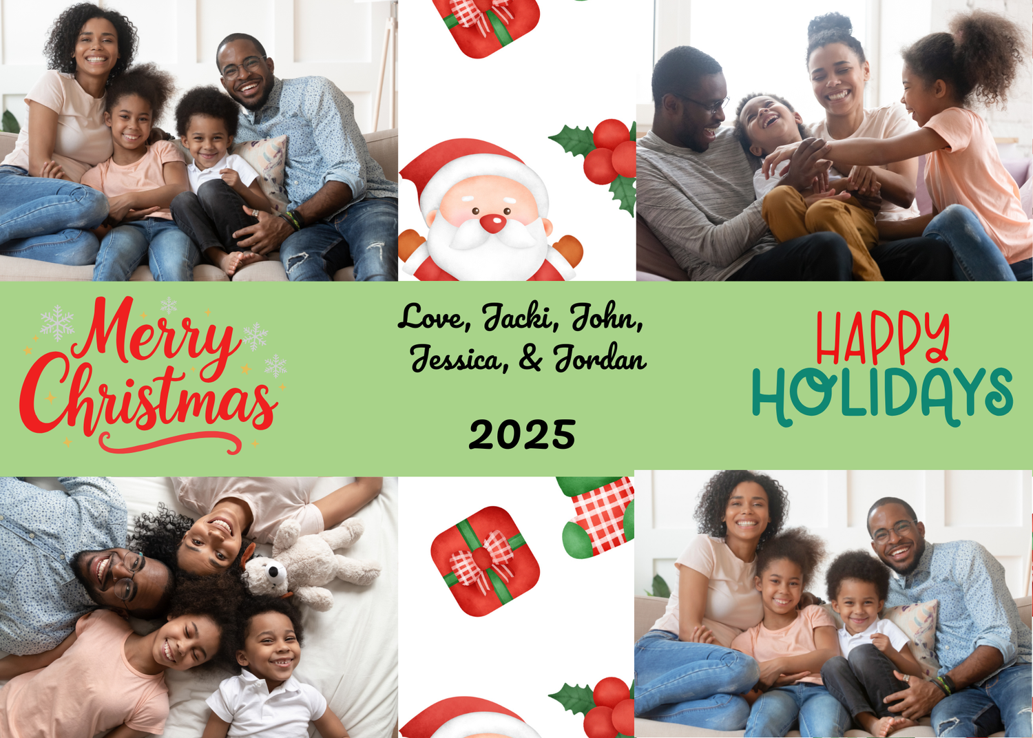 4 Photo Christmas  Collage