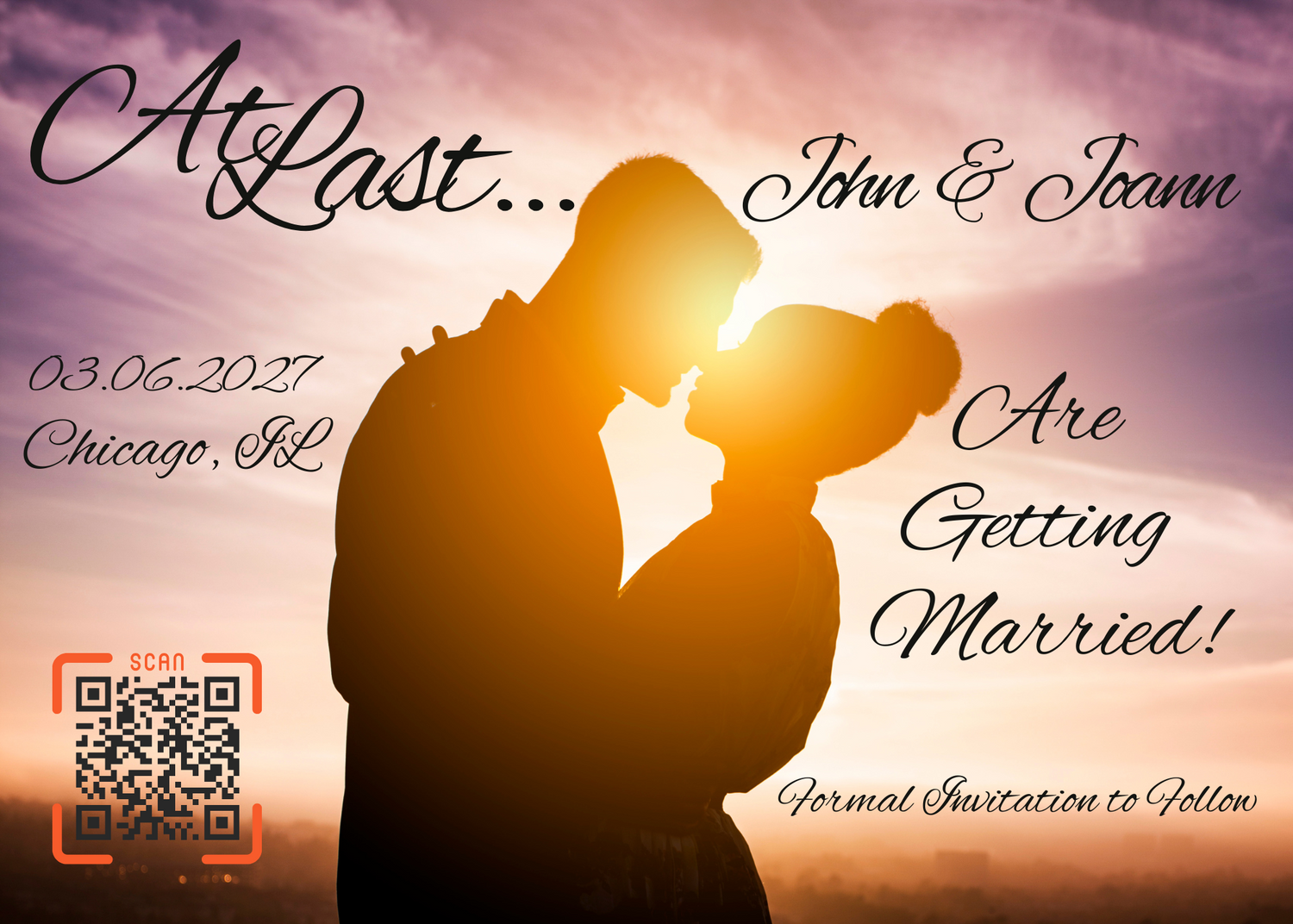 At Last Save the Date