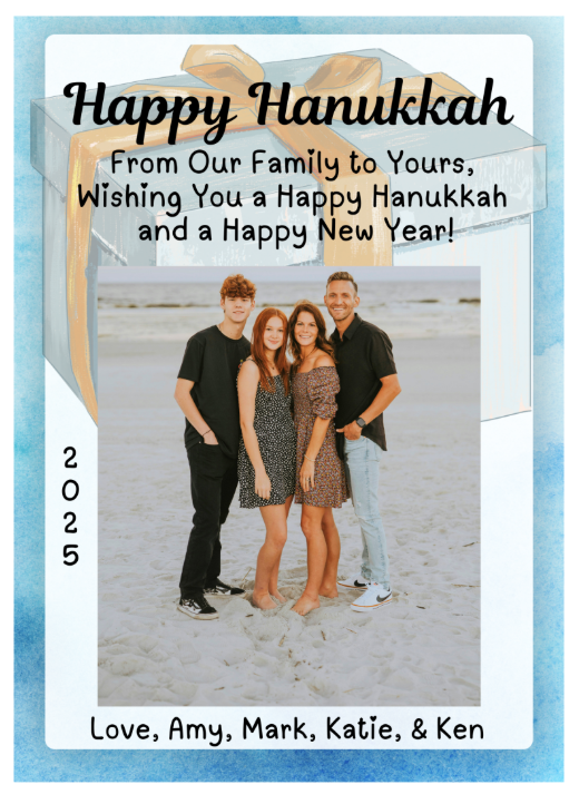 Happy Hanukkah from Our Family to Your's