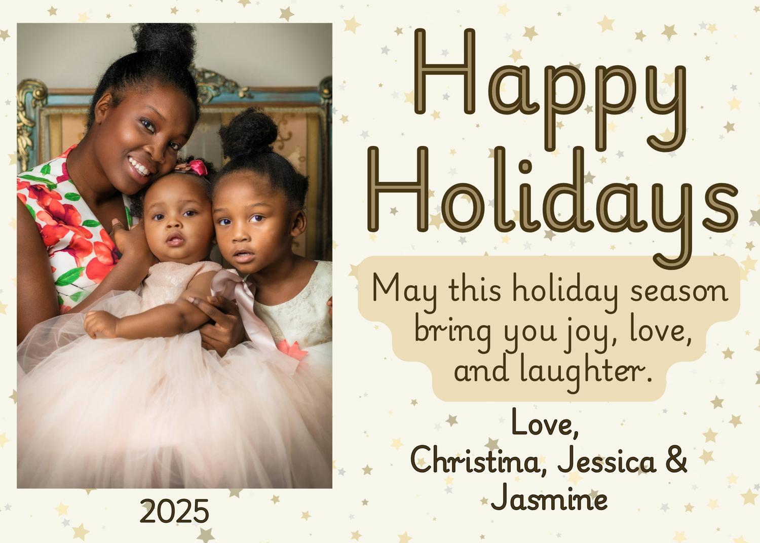 Happy Holidays Family Photo