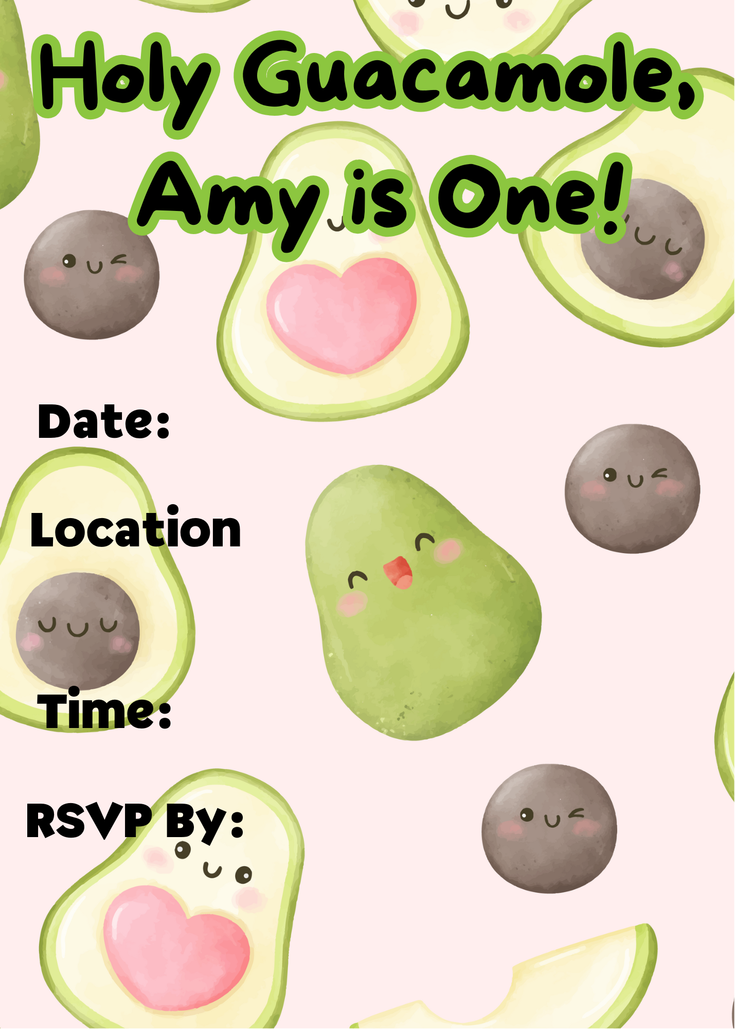 Holy Guacamole First Birthday